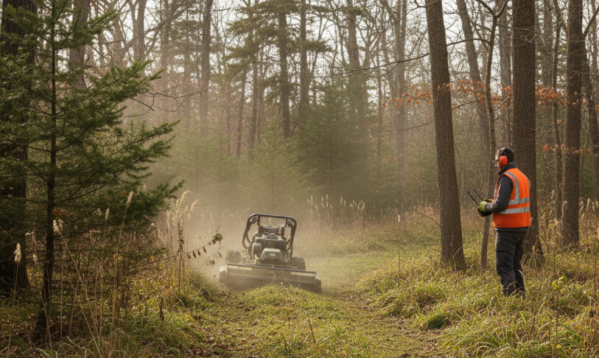 Rough Terrain Path and Brush Mulching